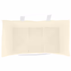 vidaXL Paper Bags 250 pcs with Handles White 21x11x28 cm Paper Grocery Bag - yellow, 15 x 8 x 21 cm/ 250 pcs - Additional view 7