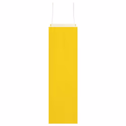vidaXL Paper Bags 250 pcs with Handles White 21x11x28 cm Paper Grocery Bag - yellow, 21 x 11 x 36 cm/ 250 pcs - Additional view 5
