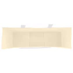 vidaXL Paper Bags 250 pcs with Handles White 21x11x28 cm Paper Grocery Bag - yellow, 54 x 15 x 49 cm/ 250 pcs - Additional view 7