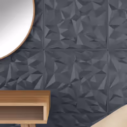 vidaXL 3D Wall Panels Self-adhesive Wall Panel Decor Wallpaper Wall Covering - amethyst grey, 48 pcs
