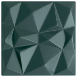 vidaXL 3D Wall Panels Self-adhesive Wall Panel Decor Wallpaper Wall Covering - diamond green, 12 pcs
