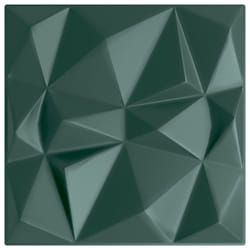 vidaXL 3D Wall Panels Self-adhesive Wall Panel Decor Wallpaper Wall Covering - diamond green, 12 pcs