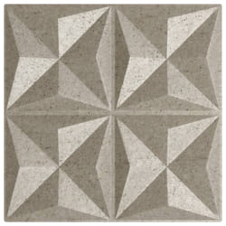vidaXL 3D Wall Panels Self-adhesive Wall Panel Decor Wallpaper Wall Covering - origami beton, 12 pcs