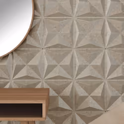 vidaXL 3D Wall Panels Self-adhesive Wall Panel Decor Wallpaper Wall Covering - origami beton, 12 pcs