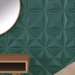 vidaXL 3D Wall Panels Self-adhesive Wall Panel Decor Wallpaper Wall Covering - origami green, 48 pcs