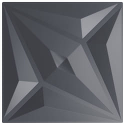vidaXL 3D Wall Panels Self-adhesive Wall Panel Decor Wallpaper Wall Covering - star grey, 12 pcs