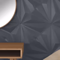 vidaXL 3D Wall Panels Self-adhesive Wall Panel Decor Wallpaper Wall Covering - star grey, 24 pcs