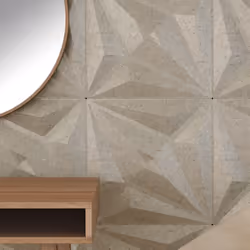 vidaXL 3D Wall Panels Self-adhesive Wall Panel Decor Wallpaper Wall Covering - star beton, 48 pcs