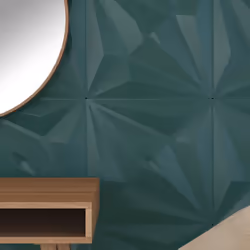 vidaXL 3D Wall Panels Self-adhesive Wall Panel Decor Wallpaper Wall Covering - star green, 48 pcs