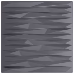 vidaXL 3D Wall Panels Self-adhesive Wall Panel Decor Wallpaper Wall Covering - stone grey, 24 pcs