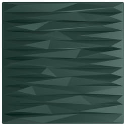 vidaXL 3D Wall Panels Self-adhesive Wall Panel Decor Wallpaper Wall Covering - stone green, 24 pcs