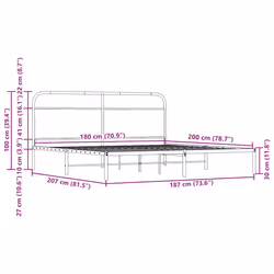 VidaXL 3318643 bed frame - Additional view 8