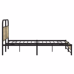 vidaXL Metal Bed Frame without Mattress Sonoma Oak 160x200 cm - Additional view 5