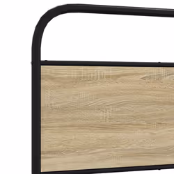 vidaXL Metal Bed Frame without Mattress Sonoma Oak 160x200 cm - Additional view 7