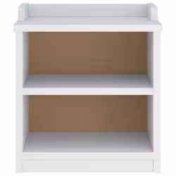 vidaXL Hallway Bench "SANDNES" 45x40x50 cm Solid Wood Pine bench hall bench - white - Additional view 4
