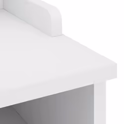 vidaXL Hallway Bench "SANDNES" 45x40x50 cm Solid Wood Pine bench hall bench - white - Additional view 7