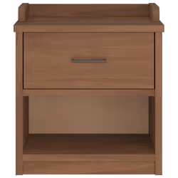 vidaXL Hallway Bench SANDNES 45x40x50 cm Solid Wood Pine bench hall bench - wallnut - Additional view 5