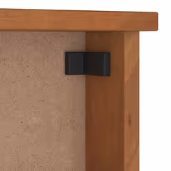 vidaXL Wall-mounted Coat Rack SANDNES 45x12x35 cm Solid Wood Pine - acacia - Additional view 7
