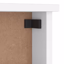 vidaXL Wall-mounted Coat Rack SANDNES 45x12x35 cm Solid Wood Pine - white - Additional view 7