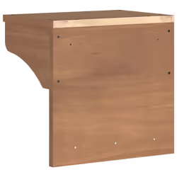 vidaXL Wall-mounted Coat Rack SANDNES 43x30x42 cm Solid Wood Pine - wallnut - Additional view 6