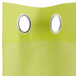 vidaXL Voile Curtains with Grommets 2 pcs Apple Green 140x225 cm net curtain - apple green, 140 x 260 cm - Additional view 4
