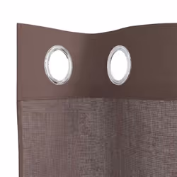 vidaXL Voile Curtains with Grommets 2 pcs Apple Green 140x225 cm net curtain - brown, 140 x 260 cm - Additional view 4