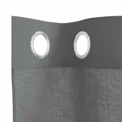 vidaXL Voile Curtains with Grommets 2 pcs Apple Green 140x225 cm net curtain - dark grey, 140 x 140 cm - Additional view 4