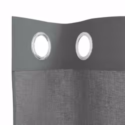 vidaXL Voile Curtains with Grommets 2 pcs Apple Green 140x225 cm net curtain - dark grey, 140 x 245 cm - Additional view 4