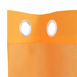 vidaXL Voile Curtains with Grommets 2 pcs Apple Green 140x225 cm net curtain - orange, 140 x 175 cm - Additional view 4