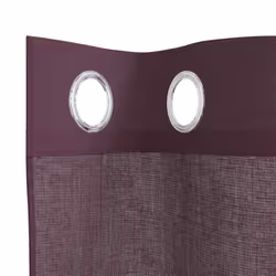 vidaXL Voile Curtains with Grommets 2 pcs Apple Green 140x225 cm net curtain - purple, 140 x 245 cm - Additional view 4
