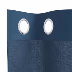 vidaXL Voile Curtains with Grommets 2 pcs Apple Green 140x225 cm net curtain - royal blue, 140 x 245 cm - Additional view 4