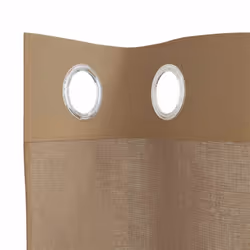 vidaXL Voile Curtains with Grommets 2 pcs Apple Green 140x225 cm net curtain - light brown, 140 x 175 cm - Additional view 4