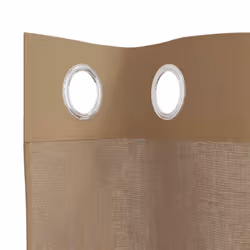 vidaXL Voile Curtains with Grommets 2 pcs Apple Green 140x225 cm net curtain - light brown, 140 x 245 cm - Additional view 4