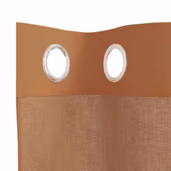vidaXL Voile Curtains with Grommets 2 pcs Apple Green 140x225 cm net curtain - terracotta, 140 x 260 cm - Additional view 4