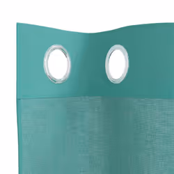 vidaXL Voile Curtains with Grommets 2 pcs Apple Green 140x225 cm net curtain - turquoise, 140 x 245 cm - Additional view 4