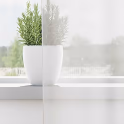 vidaXL Voile Curtains 2 pcs net curtain sheer curtain - white, 140 x 300 cm