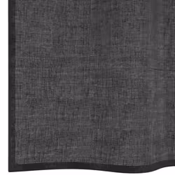 vidaXL Voile Curtains with Tab Top 2 pcs Brown net curtain sheer curtain - black, 140 x 225 cm - Additional view 5