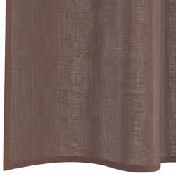 vidaXL Voile Curtains with Tab Top 2 pcs Brown net curtain sheer curtain - brown, 140 x 260 cm - Additional view 5