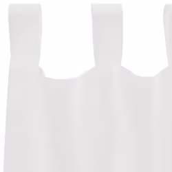 vidaXL Voile Curtains with Rod Pockets 2 pcs White net curtain sheer curtain - Additional view 4