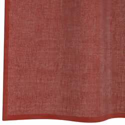 vidaXL Voile Curtains with Rod Pockets 2 pcs Wine Red net curtain - Additional view 5