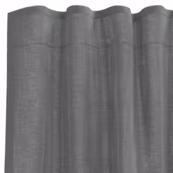 vidaXL Voile Curtains 2 pcs net curtain sheer curtain - dark grey, 140 x 225 cm - Additional view 4