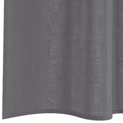 vidaXL Voile Curtains 2 pcs net curtain sheer curtain - dark grey, 140 x 225 cm - Additional view 5