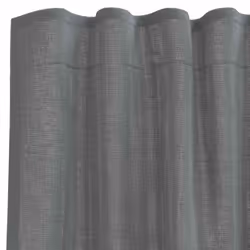 vidaXL Voile Curtains 2 pcs net curtain sheer curtain - dark grey, 140 x 245 cm - Additional view 4