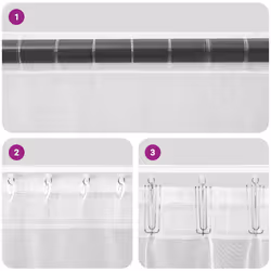 vidaXL Voile Curtains with Loops 2 pcs Sand 140x175 cm net curtain - Additional view 6