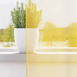 vidaXL Voile Curtains with Loops 2 pcs Yellow 140x260 cm net curtain