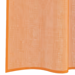 vidaXL Voile Curtains with Loops 2 pcs Terracotta 140x140 cm net curtain - Additional view 4