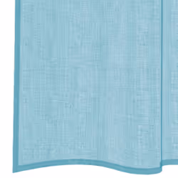 vidaXL Voile Curtains with Loops 2 pcs Turquoise 140x225 cm net curtain - Additional view 4