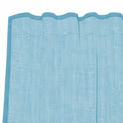 vidaXL Voile Curtains with Loops 2 pcs Turquoise 140x260 cm net curtain - Additional view 5