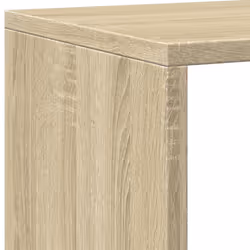 vidaXL Room Divider Bookcase Book Rack Bookshelf Engineered Wood - sonoma oak, 137.5 x 29 x 137.5 cm - Additional view 7