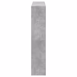 vidaXL Room Divider Bookcase Book Rack Bookshelf Engineered Wood - concrete grey, 137.5 x 29 x 137.5 cm - Additional view 5